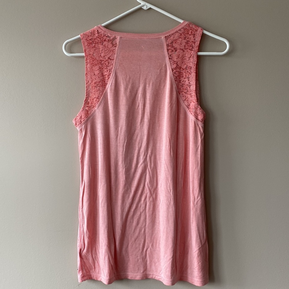 AEO Soft and Sexy Lace Shoulder Tank - Picture 2 of 7